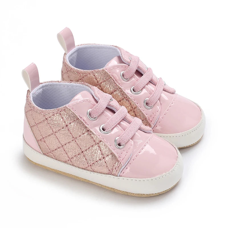 Chaussures de marche bébé semelles souples antidérapantes - Chaussures sport décontractées printemps automne pour premiers pas