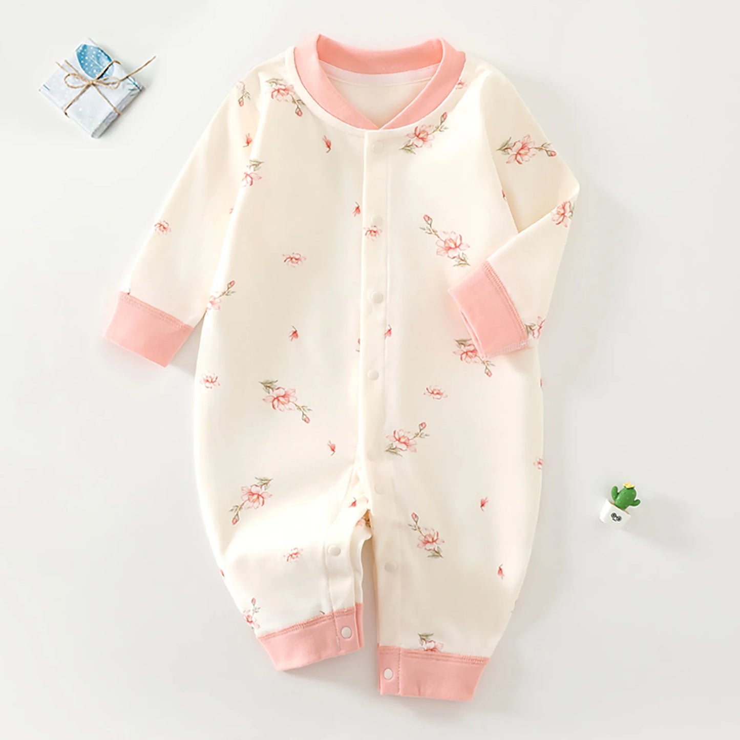 Grenouillère Bébé en Coton Pur - Nouveau-né - Pyjama Doux - 0 à 12 mois
