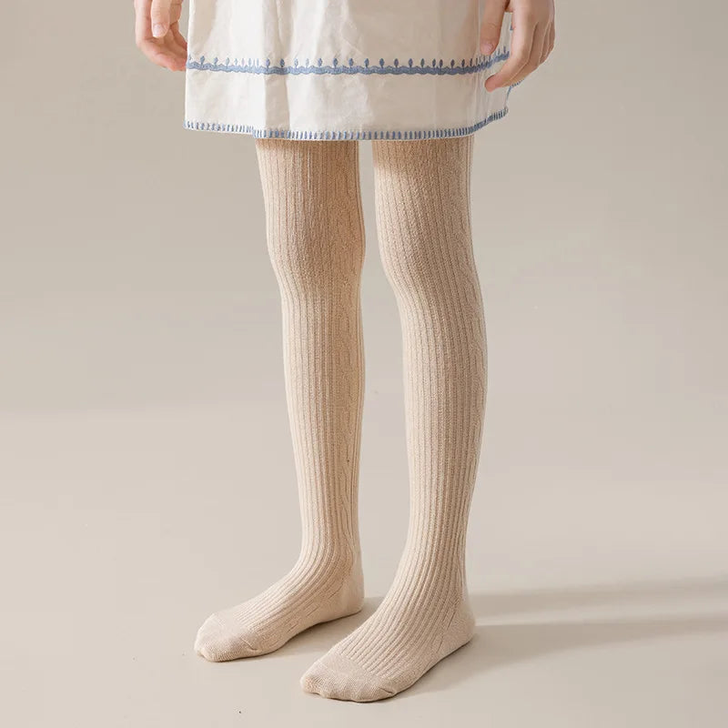 Collants en coton pour filles 0-12 ans - Collants respirants printemps automne hiver pour enfant et bébé