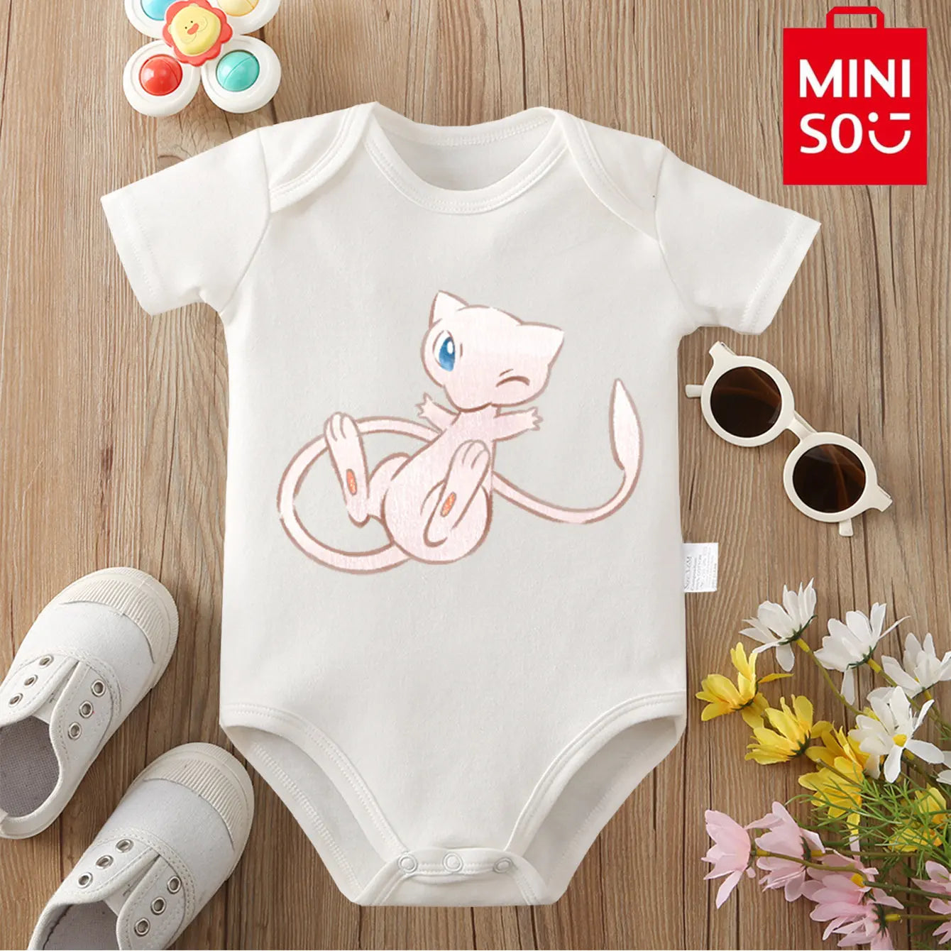 Body Bébé Tom et Jerry - 100% Coton - Doux et Confortable - 0-12 mois