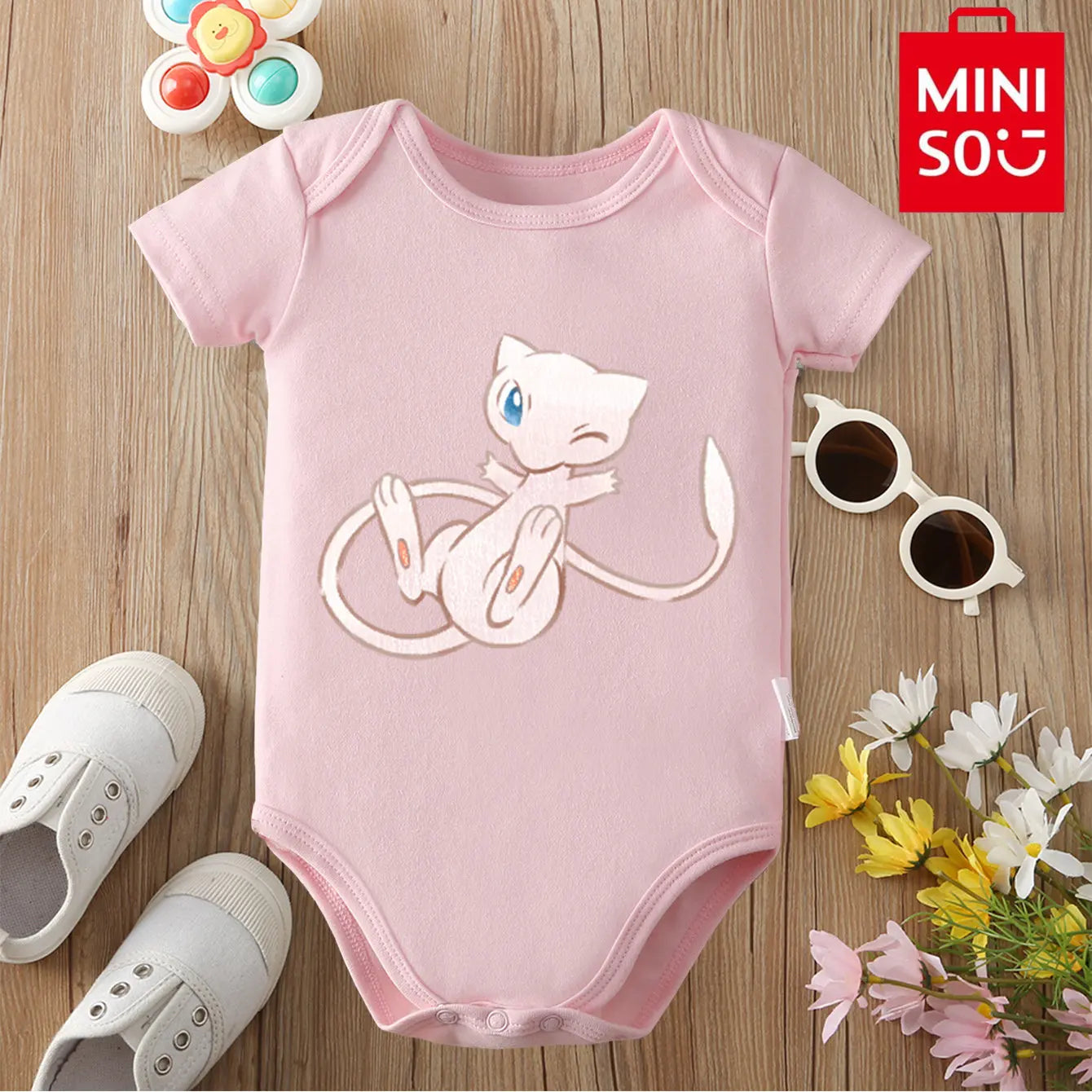 Body Bébé Tom et Jerry - 100% Coton - Doux et Confortable - 0-12 mois