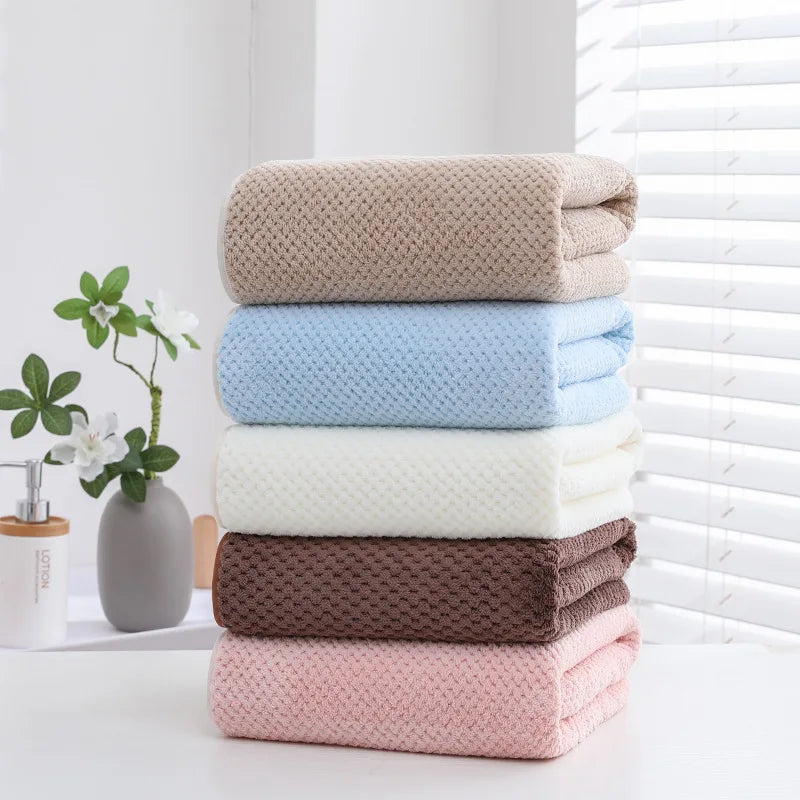 Serviette de Bain Bébé Ultra Douce - Peignoir en Polaire Corail - Couverture Emmaillotage