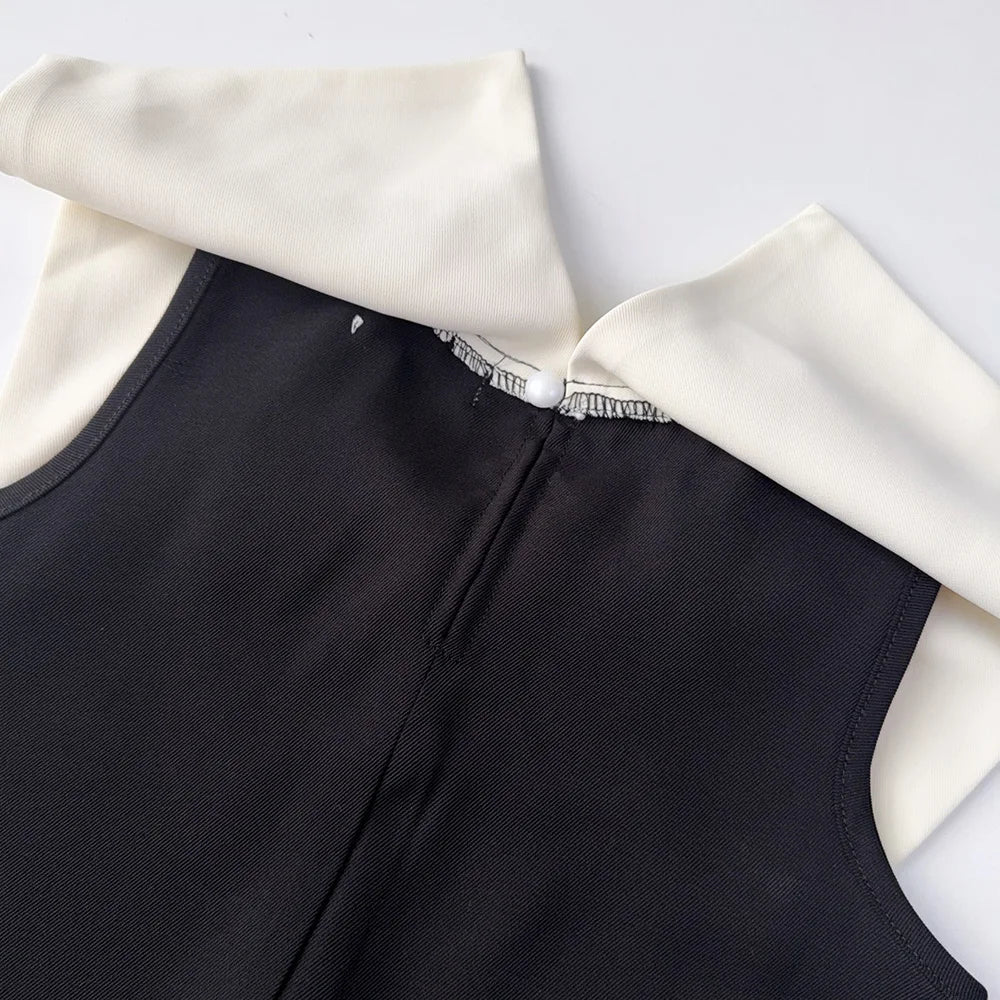 Robe princesse fille sans manches avec décoration nœud - Robe d'été pour anniversaire et fête - 2 à 7 ans
