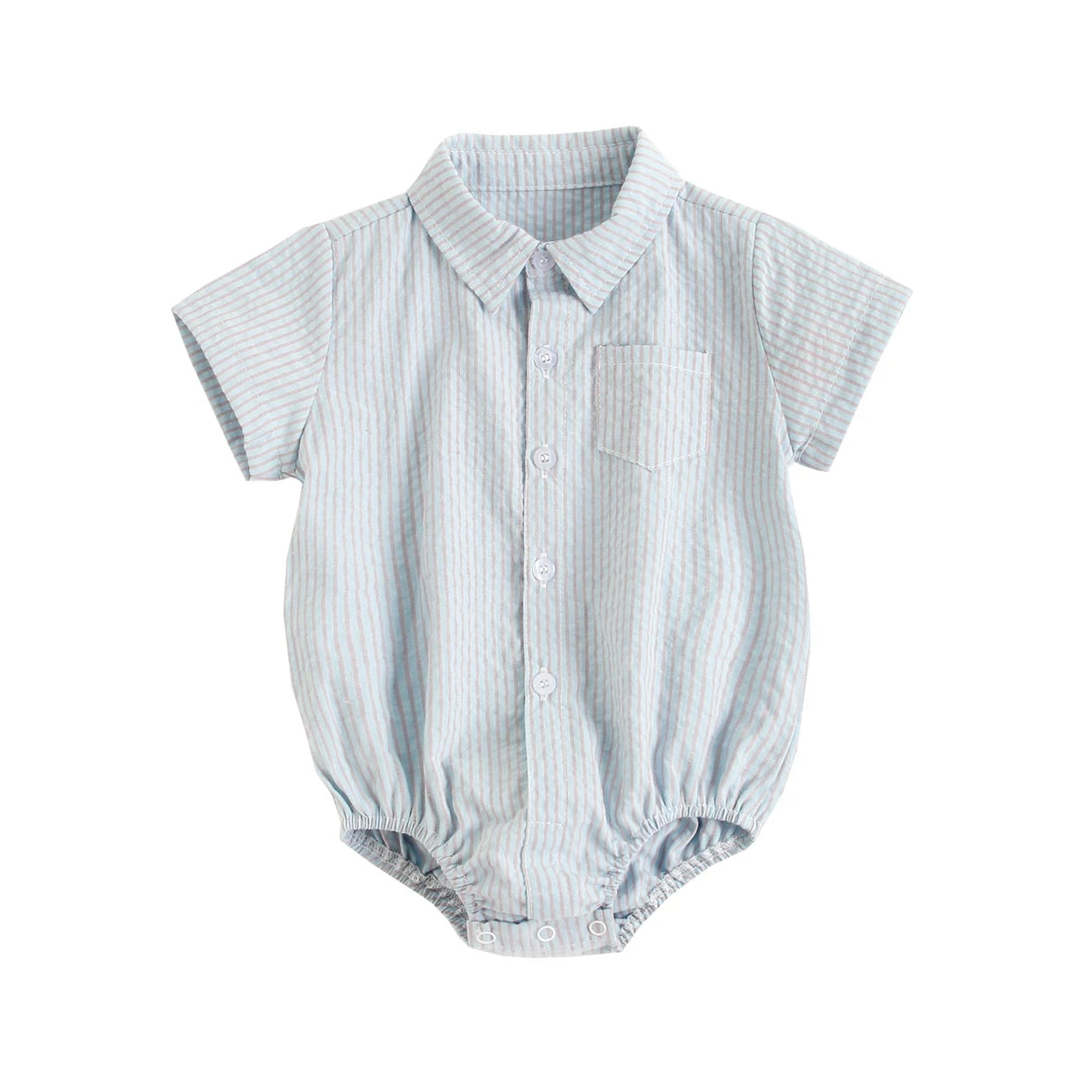 Body Manches Courtes pour Bébé Garçon - Coton Doux - Motif Carreaux - 0 à 12 mois