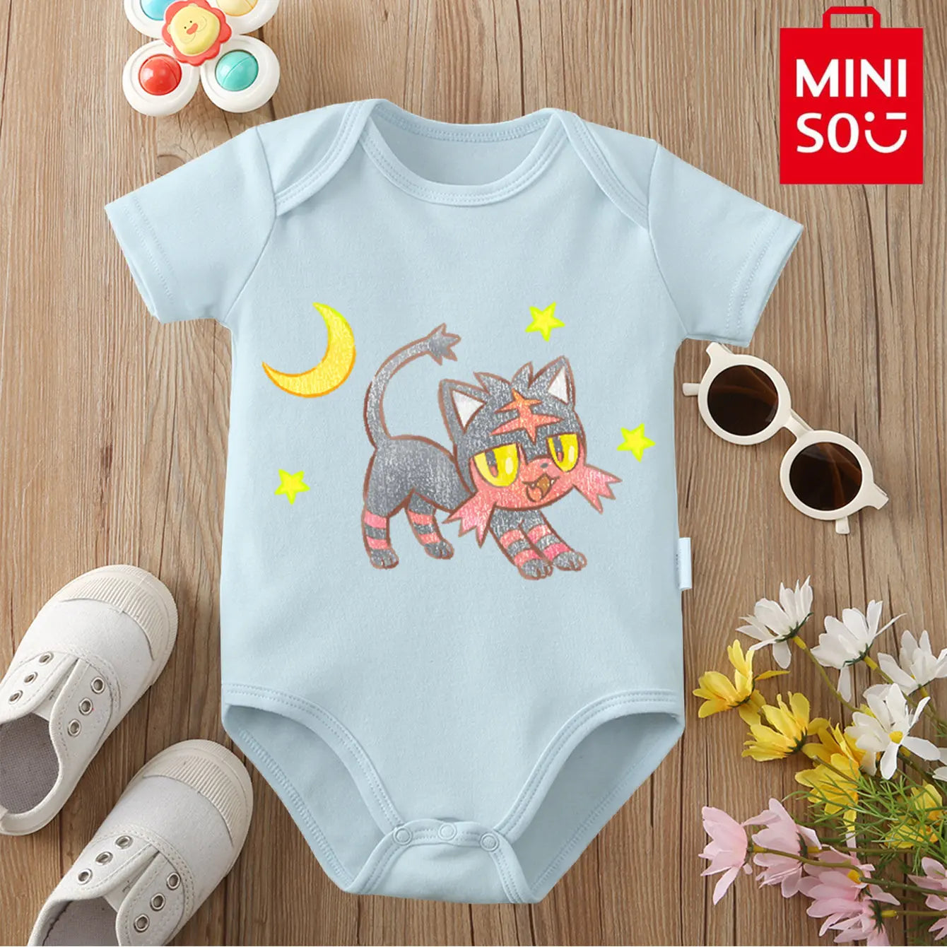 Body Bébé Tom et Jerry - 100% Coton - Doux et Confortable - 0-12 mois