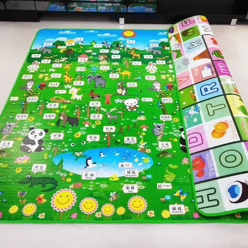 Tapis de Jeu pour Bébé - EPE Non-Toxique - 5 Tailles - Double Face - Sécurité Enfant