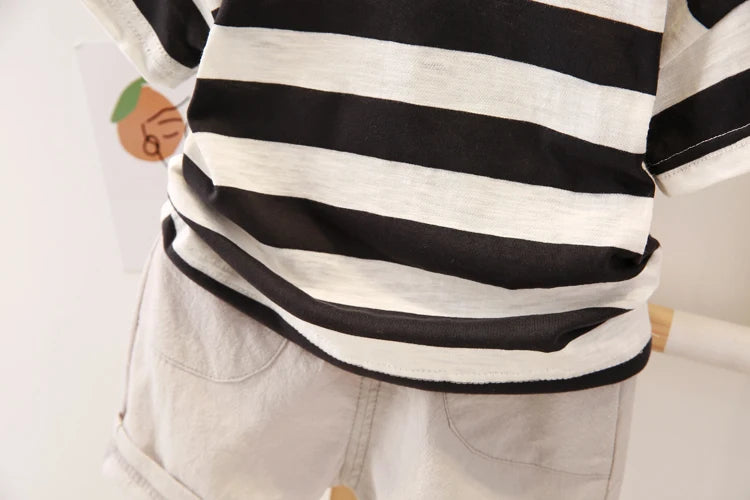Ensemble Été Garçon - Coton - 2 Pièces - T-shirt + Short - 1 à 5 ans