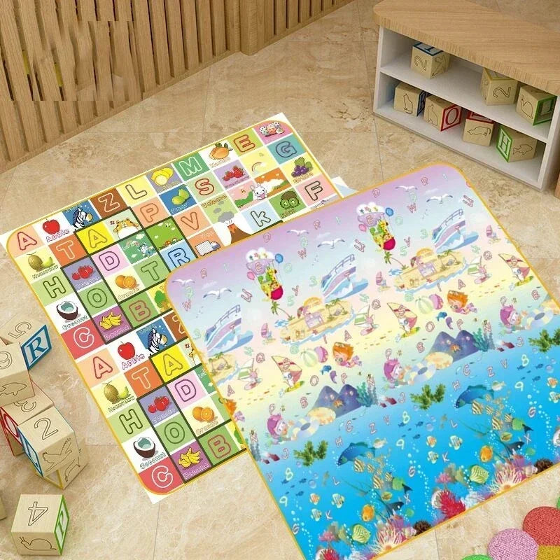 Tapis de Jeu pour Bébé - EPE Non-Toxique - 5 Tailles - Double Face - Sécurité Enfant