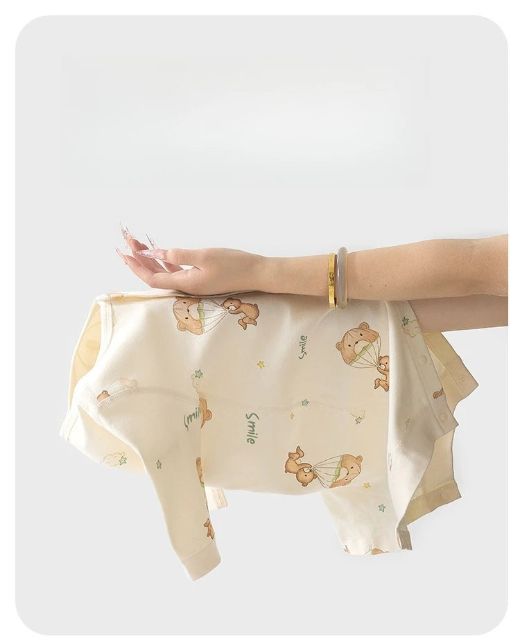 Grenouillère Bébé en Coton Pur - Nouveau-né - Pyjama Doux - 0 à 12 mois