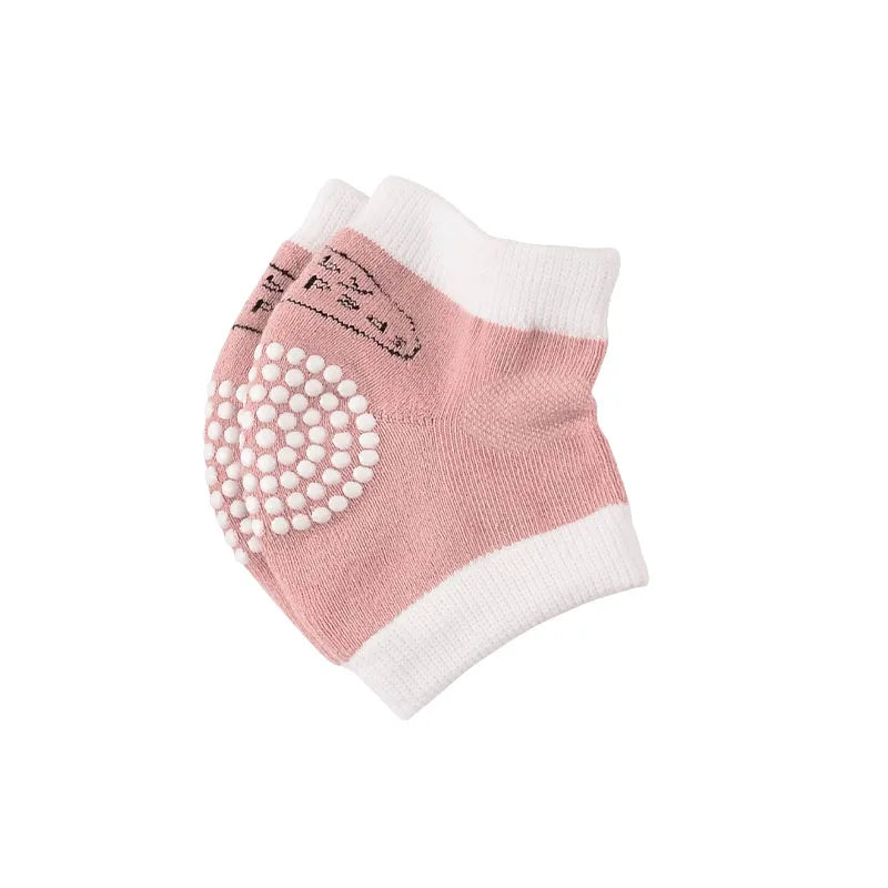 Genouillères Bébé Respirantes - Protection Genoux - Coton Doux - 0-3 ans