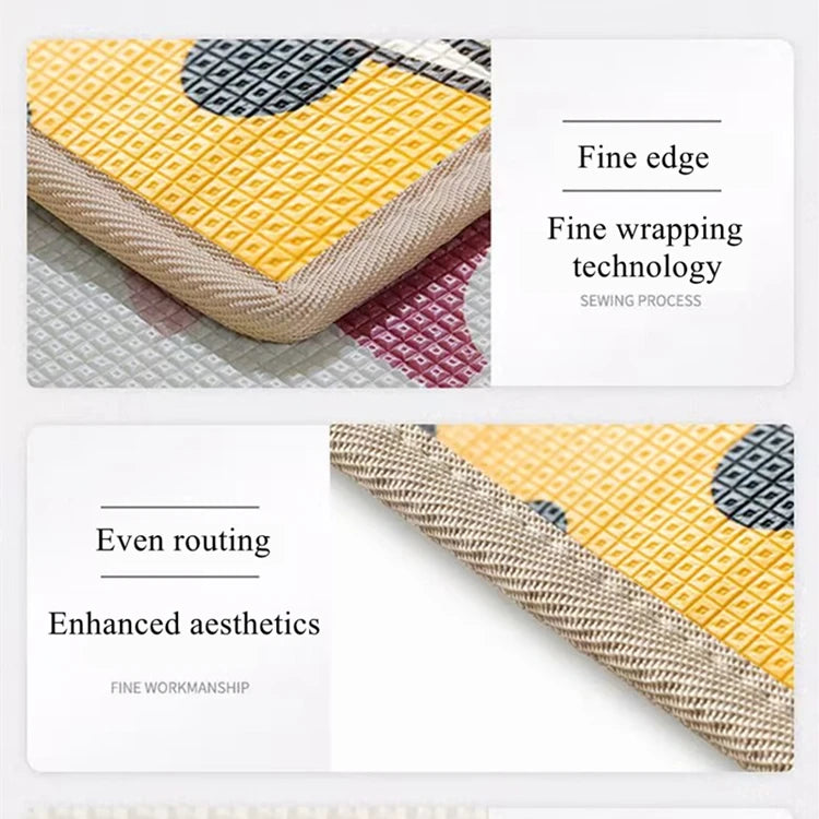 Tapis de Jeu pour Bébé - EPE Non-Toxique - 5 Tailles - Double Face - Sécurité Enfant