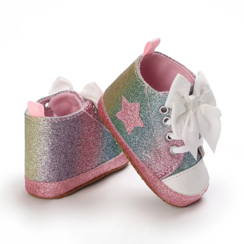 Chaussures de marche bébé semelles souples antidérapantes - Chaussures sport décontractées printemps automne pour premiers pas