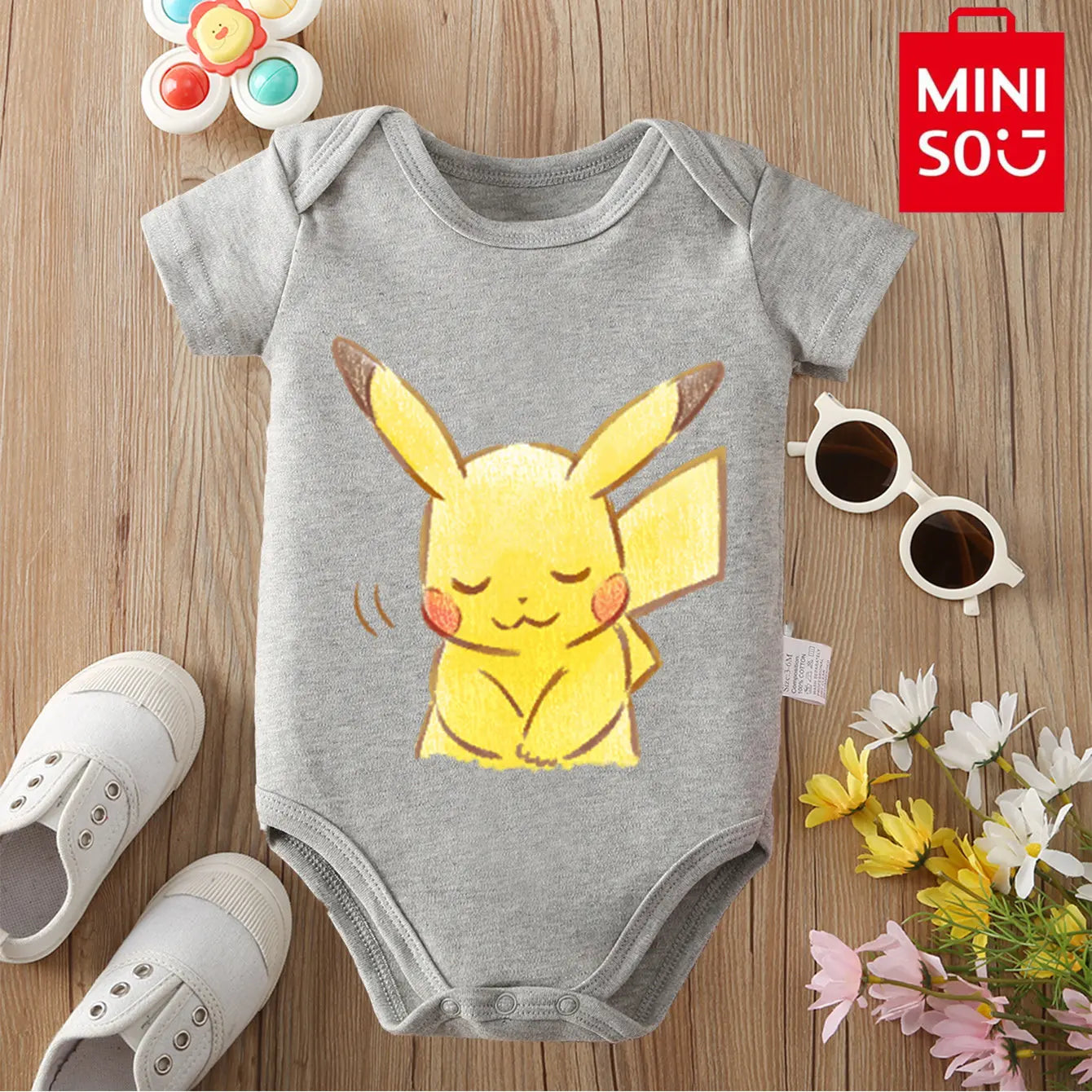 Body Bébé Tom et Jerry - 100% Coton - Doux et Confortable - 0-12 mois