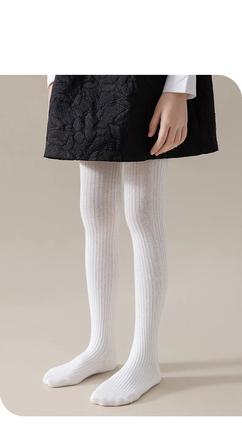 Collants en coton pour filles 0-12 ans - Collants respirants printemps automne hiver pour enfant et bébé