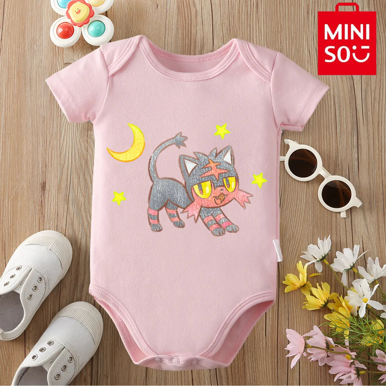 Body Bébé Tom et Jerry - 100% Coton - Doux et Confortable - 0-12 mois