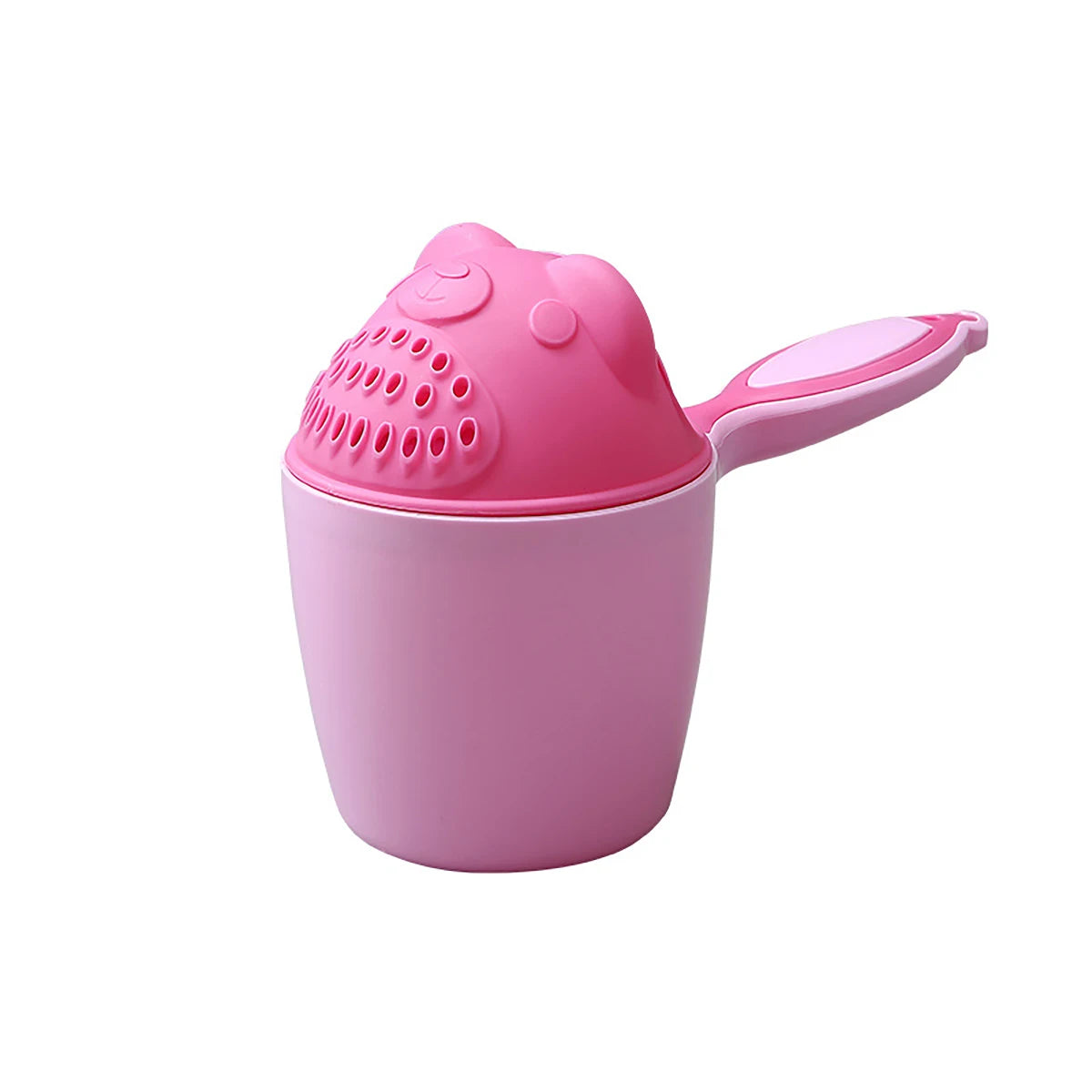 Bonnet de bain bébé mignon à motifs de dessins animés - Gobelet à shampoing pour tout-petits