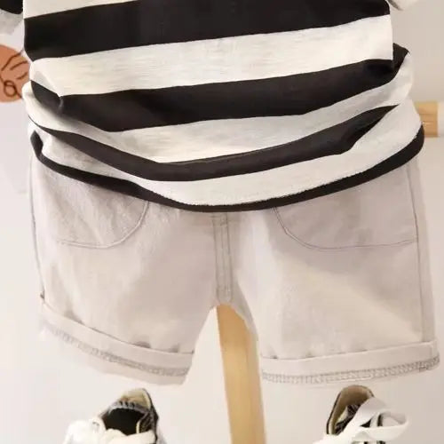 Ensemble Été Garçon - Coton - 2 Pièces - T-shirt + Short - 1 à 5 ans