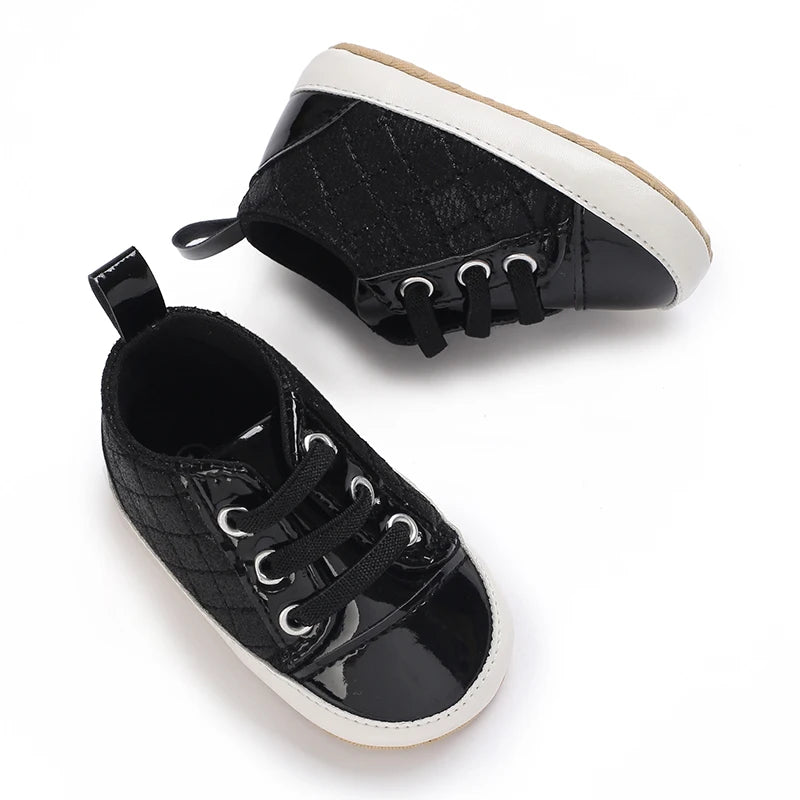 Chaussures de marche bébé semelles souples antidérapantes - Chaussures sport décontractées printemps automne pour premiers pas