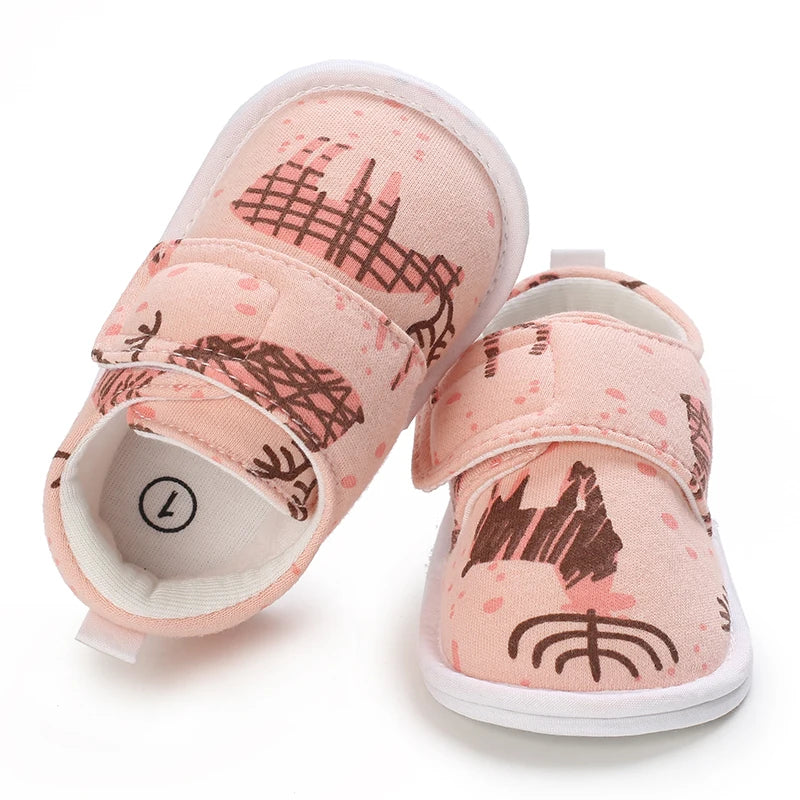 Chaussures de marche bébé semelles souples antidérapantes - Chaussures sport décontractées printemps automne pour premiers pas