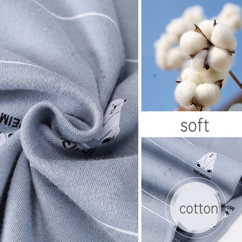 Ensemble Pyjama Enfant en Coton - Automne Hiver - Fille et Garçon - Sous-vêtements Chauds