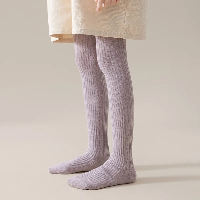 Collants en coton pour filles 0-12 ans - Collants respirants printemps automne hiver pour enfant et bébé