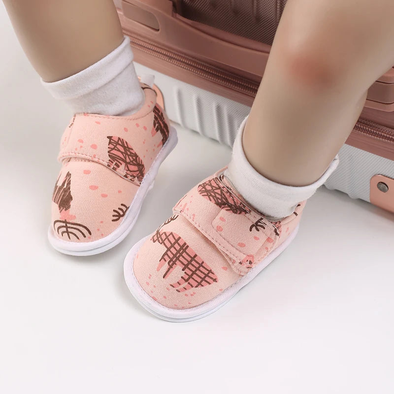 Chaussures de marche bébé semelles souples antidérapantes - Chaussures sport décontractées printemps automne pour premiers pas
