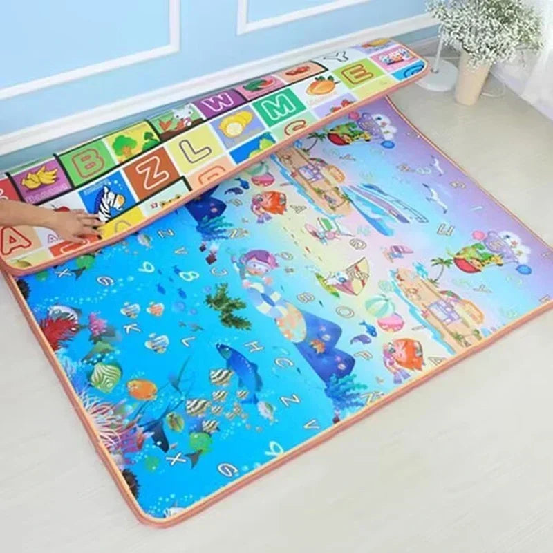 Tapis de Jeu pour Bébé - EPE Non-Toxique - 5 Tailles - Double Face - Sécurité Enfant