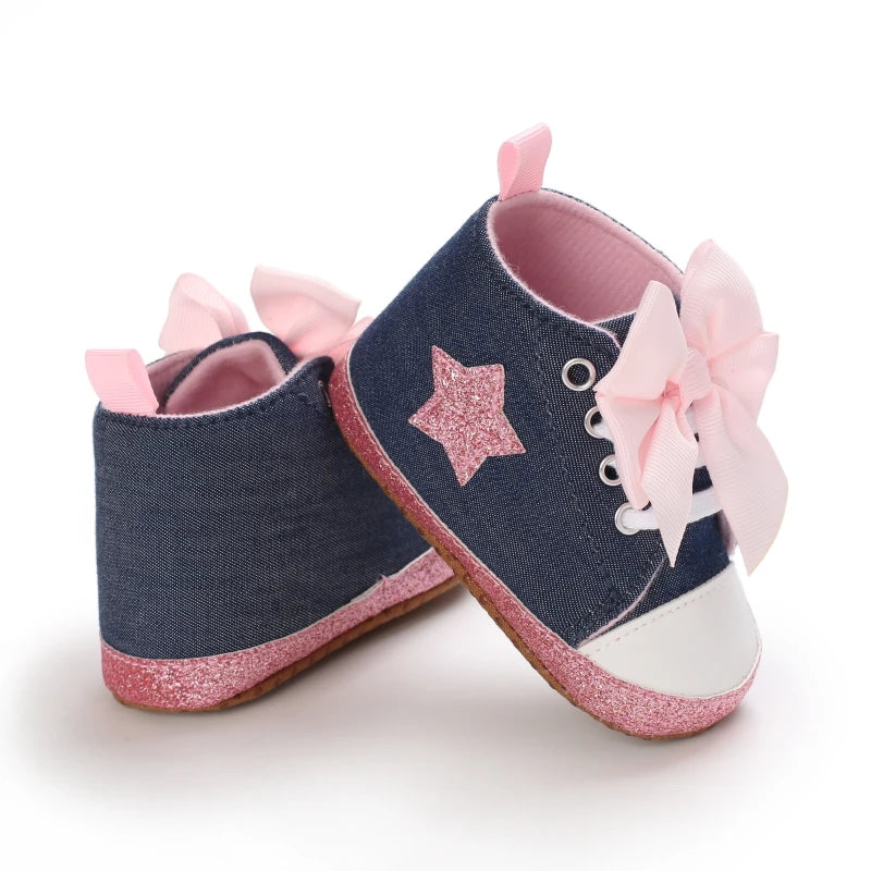 Chaussures de marche bébé semelles souples antidérapantes - Chaussures sport décontractées printemps automne pour premiers pas