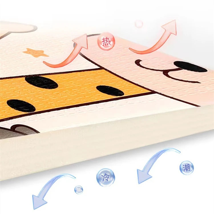 Tapis de Jeu pour Bébé - EPE Non-Toxique - 5 Tailles - Double Face - Sécurité Enfant